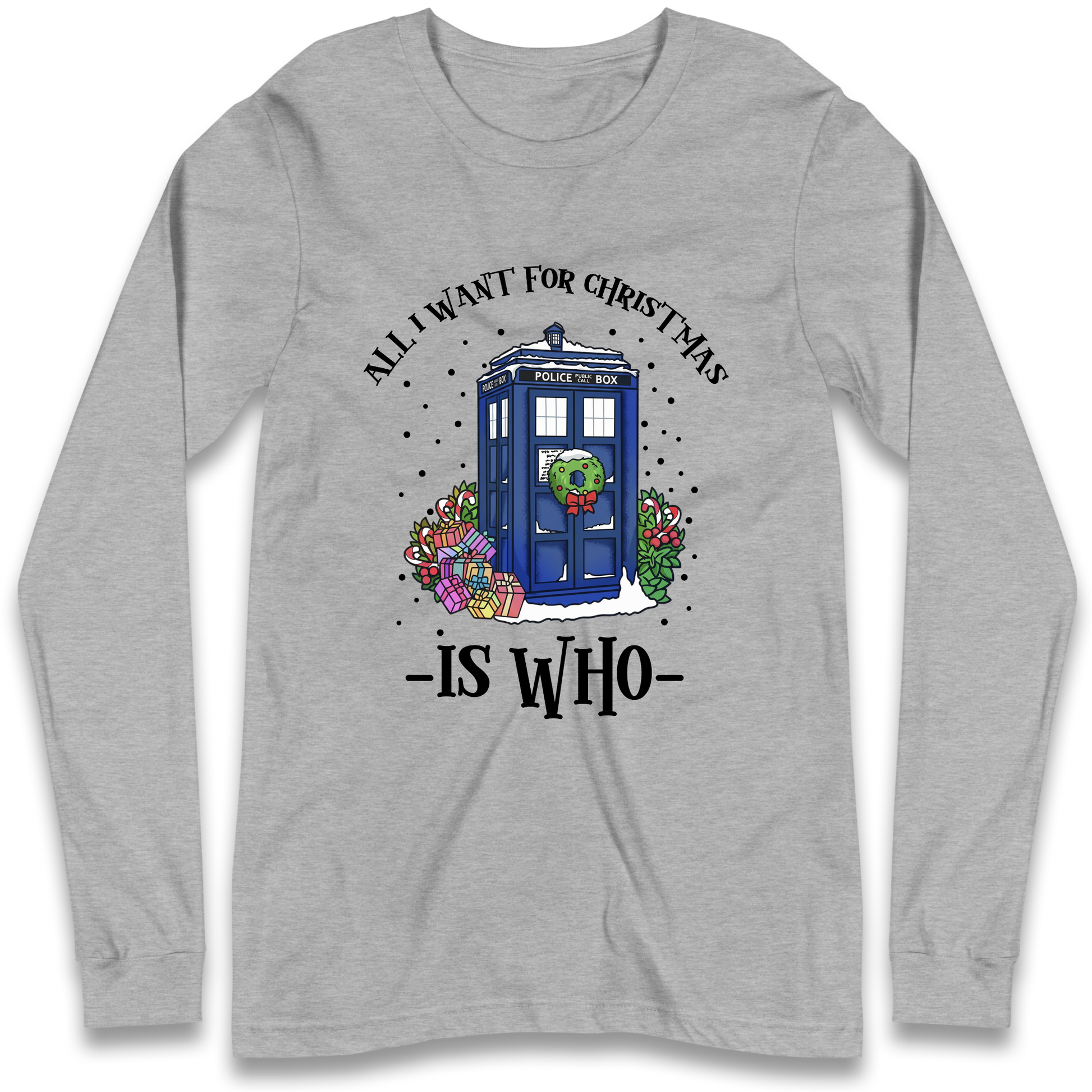Dr Who Christmas Longsleeve T-Shirt