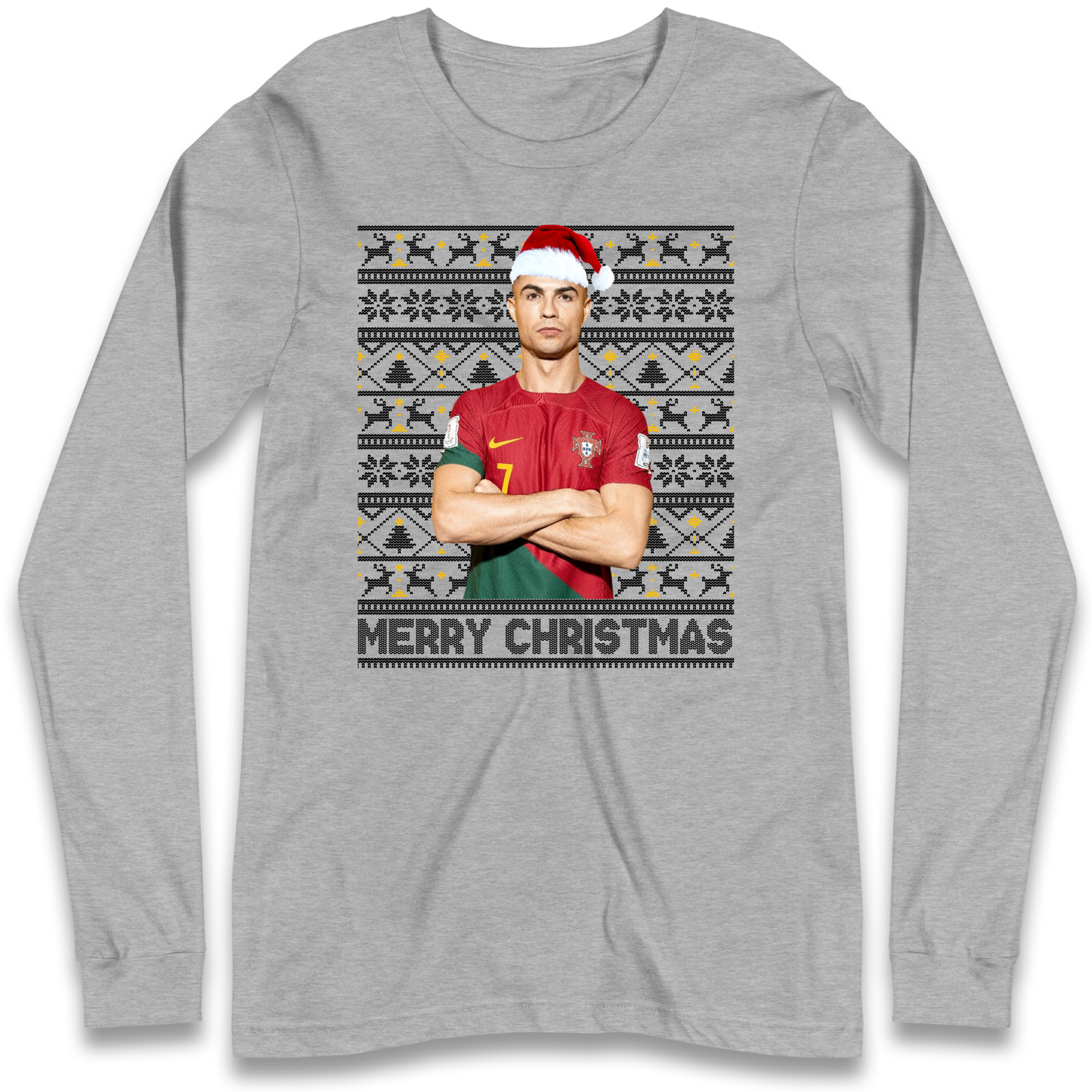Merry Christmas Ronaldo Longsleeve T Shirt