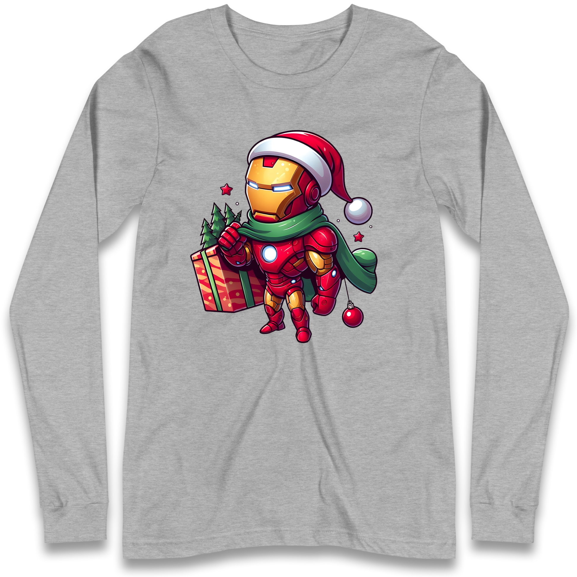 Ironman Santa Longsleeve T Shirt