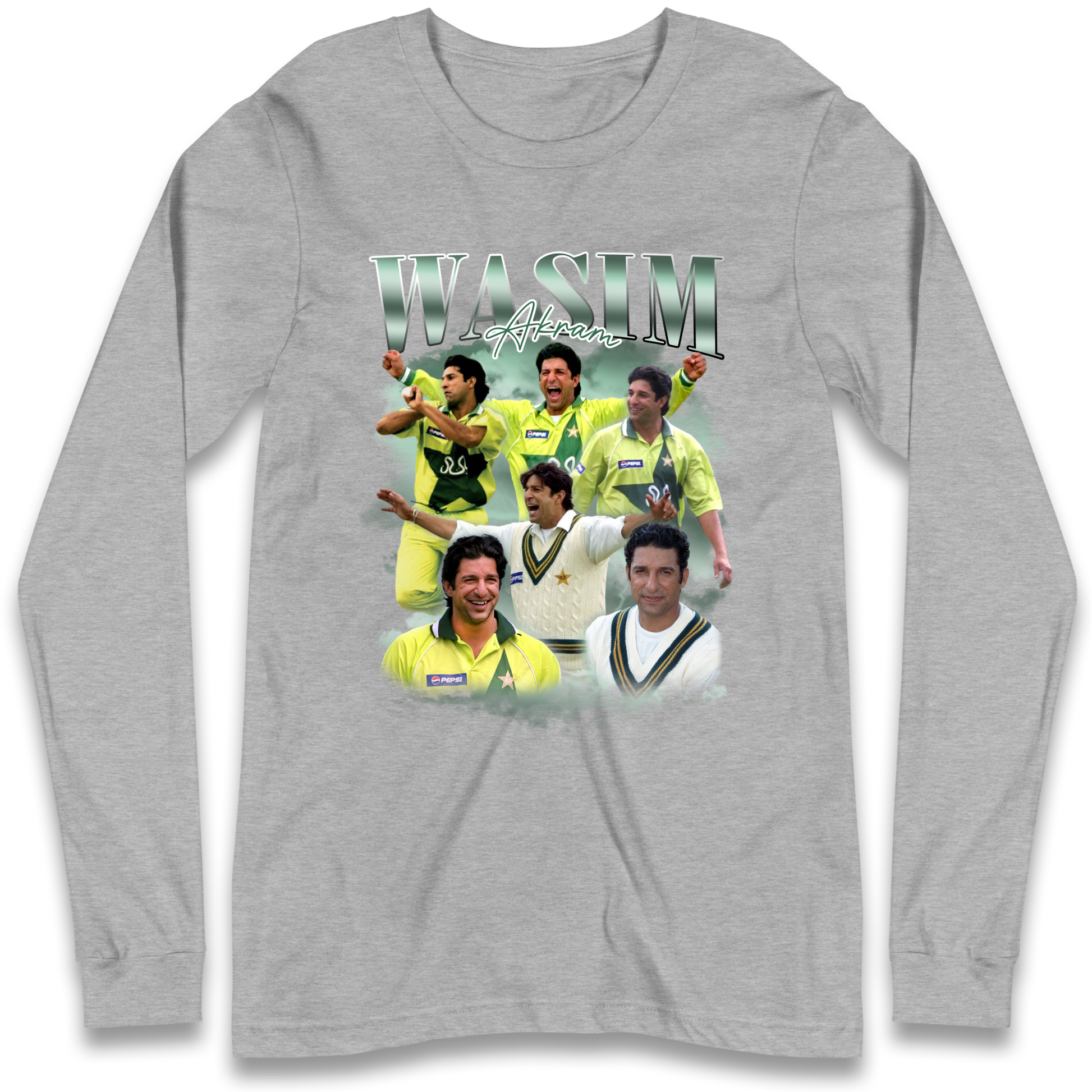 Wasim Akram Longsleeve T Shirt