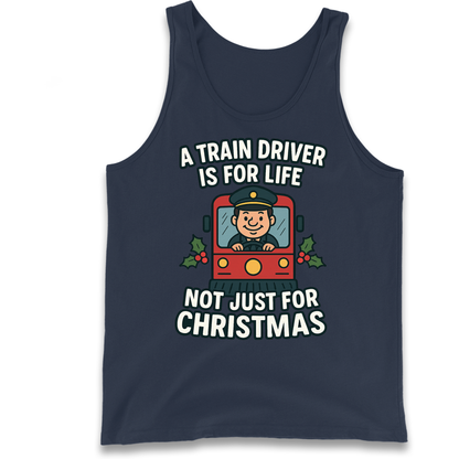 Train Driver Christmas Tank Top