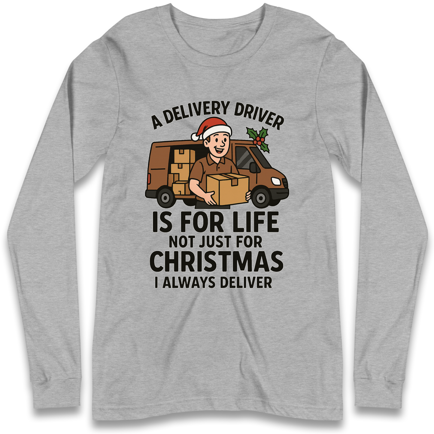 Delivery Driver Christmas Longsleeve T Shirt