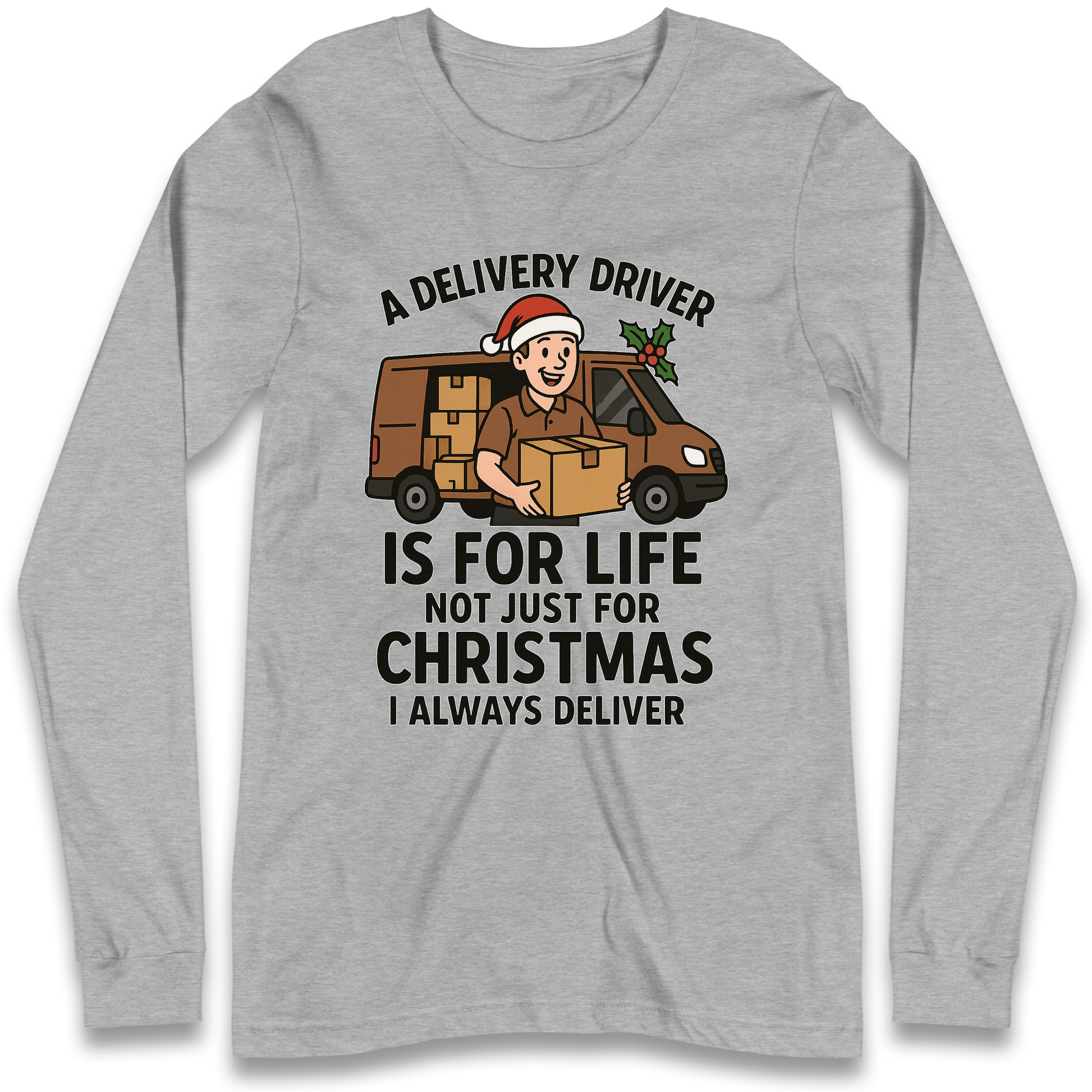 Delivery Driver Christmas Longsleeve T Shirt