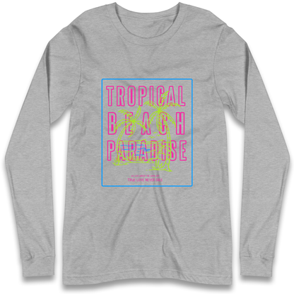 Tropical Beach Paradise Longsleeve T Shirt