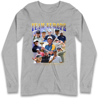 Ryder Cup 2025 Team Europe Longsleeve T Shirt