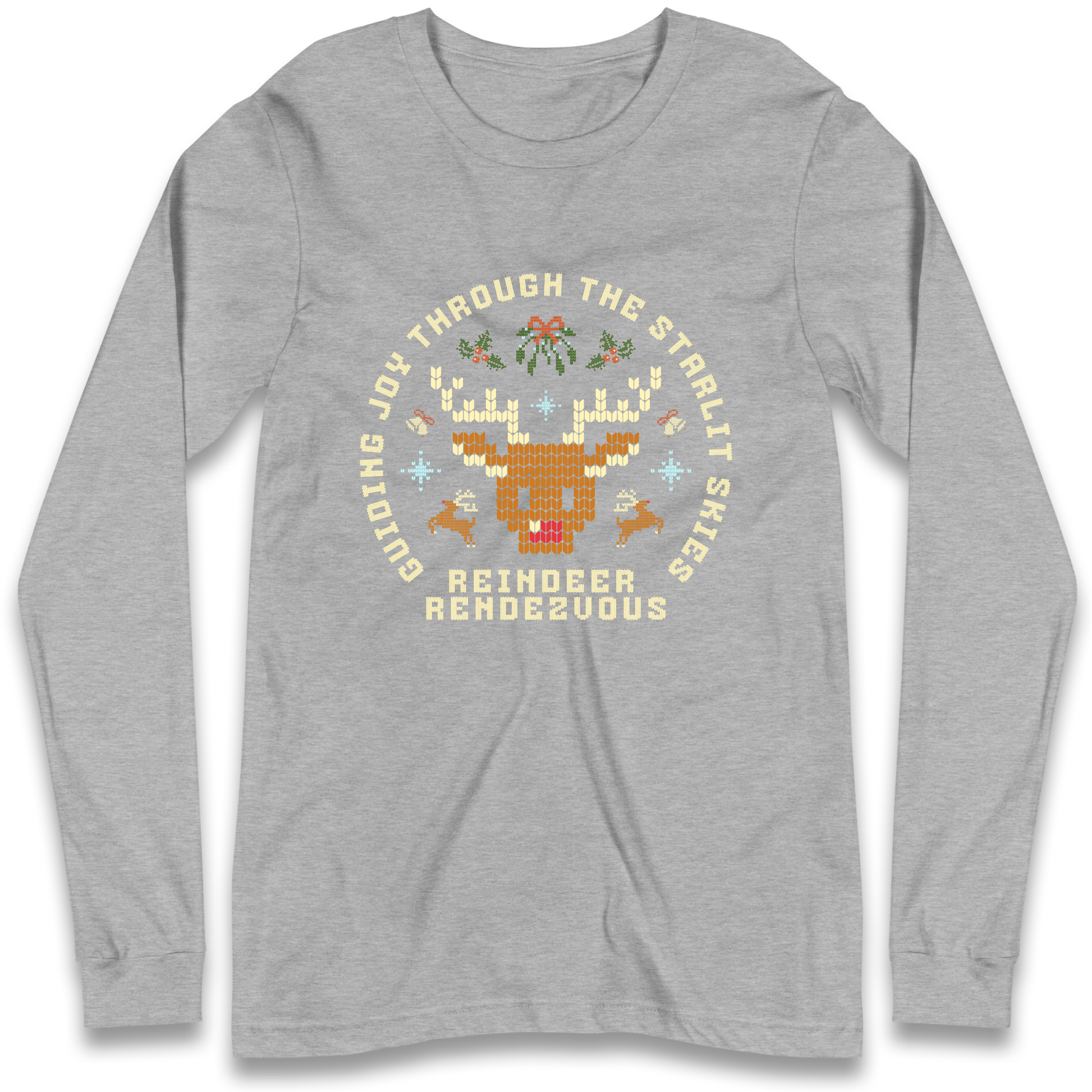 Reindeer Rendezvous Christmas Longsleeve T Shirt