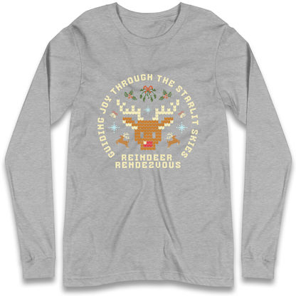 Reindeer Rendezvous Christmas Longsleeve T Shirt