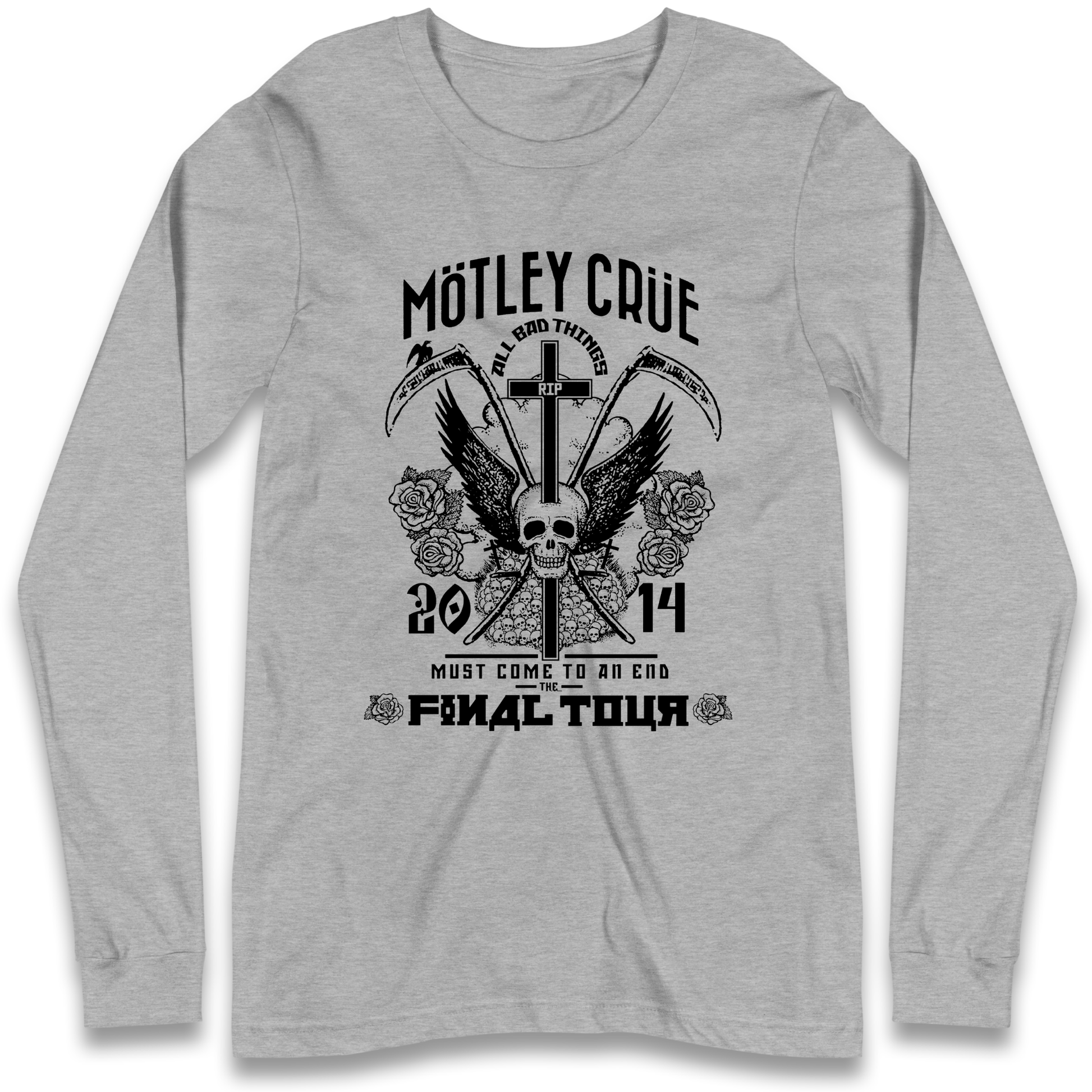 Motley Crue All Bad Things Longsleeve T Shirt