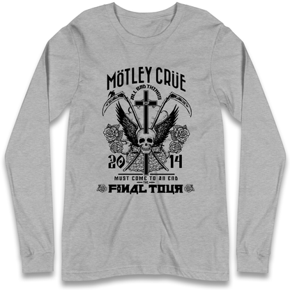 Motley Crue All Bad Things Longsleeve T Shirt