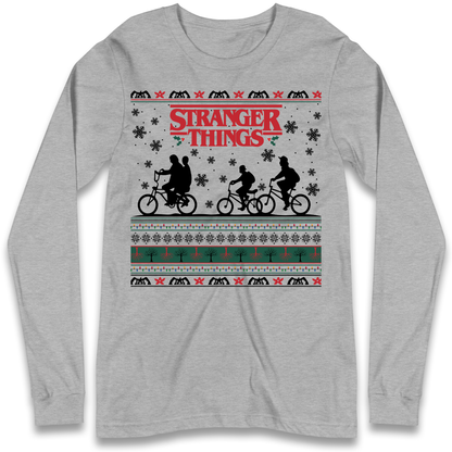 Stranger Things Christmas Longsleeve T Shirt