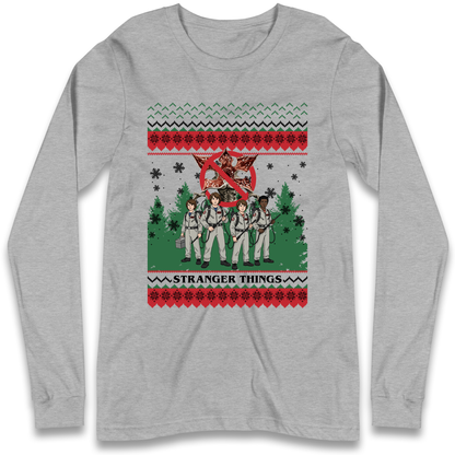 Stranger Things Demogorgon Christmas Longsleeve T Shirt