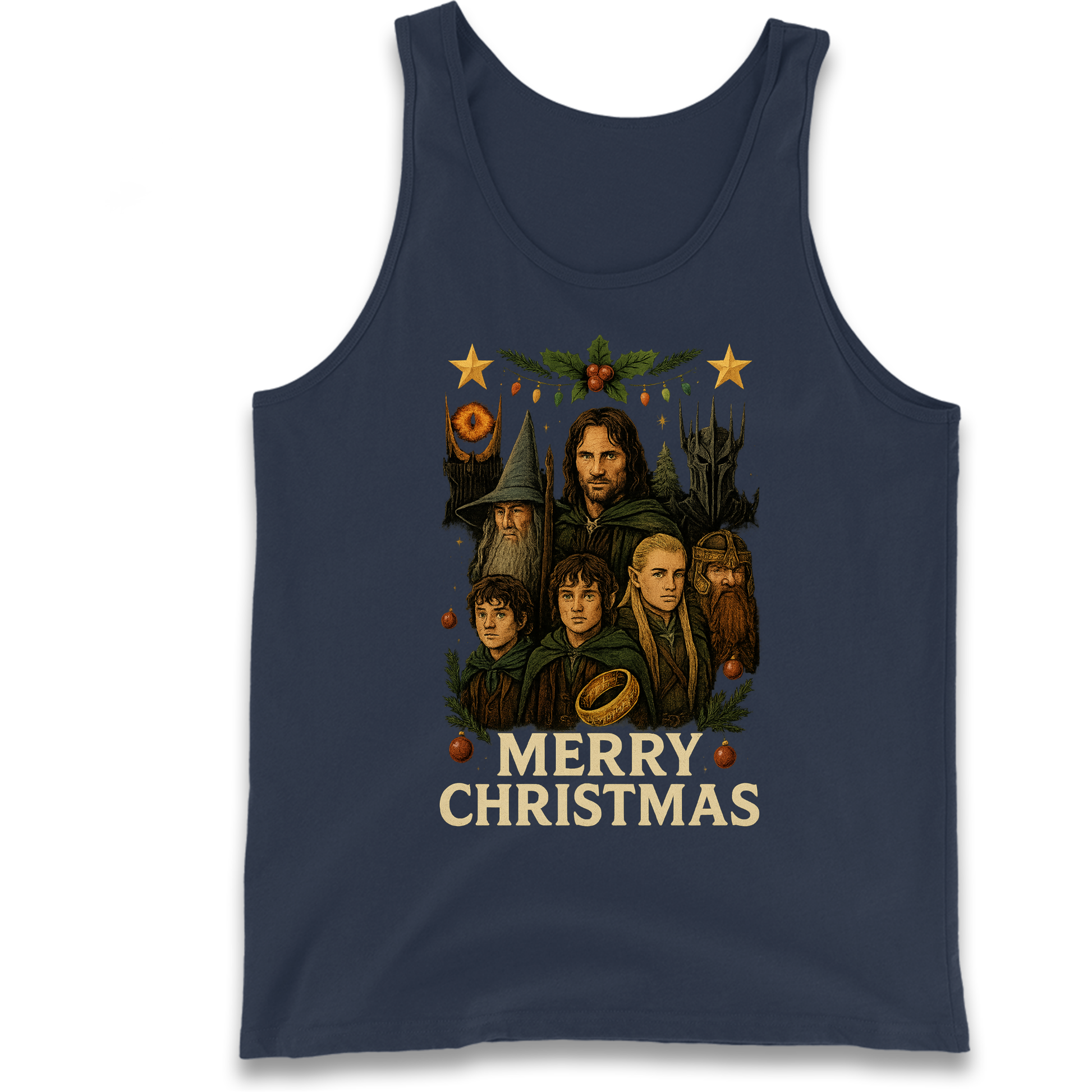Lord of The Rings Christmas Tank Top