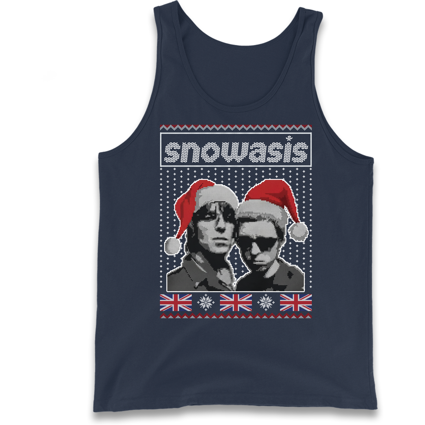Snowasis Union Jack Christmas Tank Top