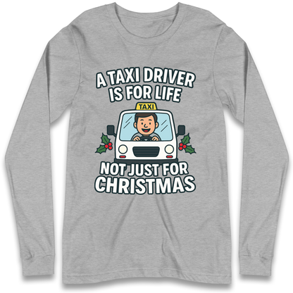 Taxi Driver Christmas Longsleeve T Shirt