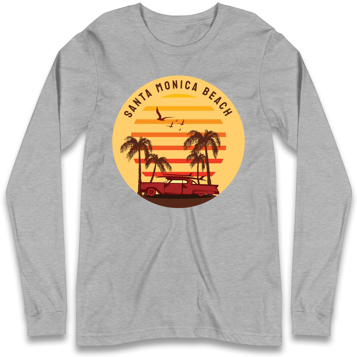 Santa Monica Beach Longsleeve T Shirt