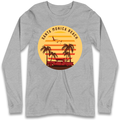 Santa Monica Beach Longsleeve T Shirt