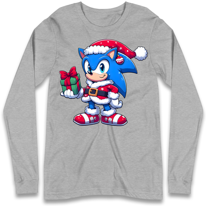 Sonic The Hedgehog Santa Longsleeve T Shirt