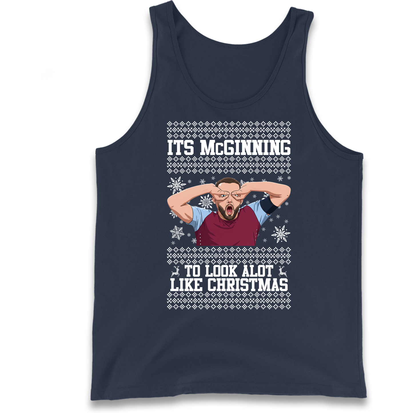 John McGinn Christmas Tank Top