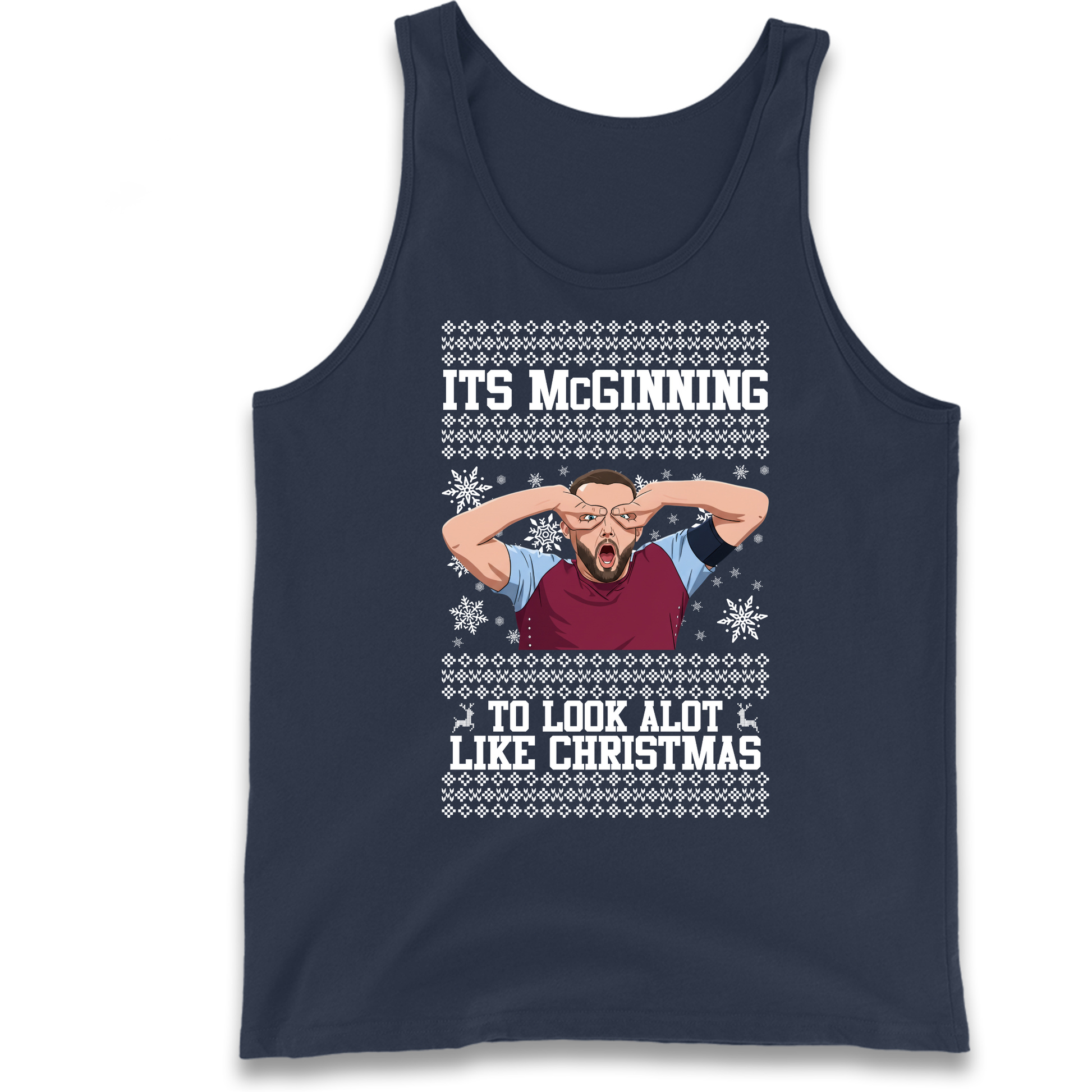 John McGinn Christmas Tank Top