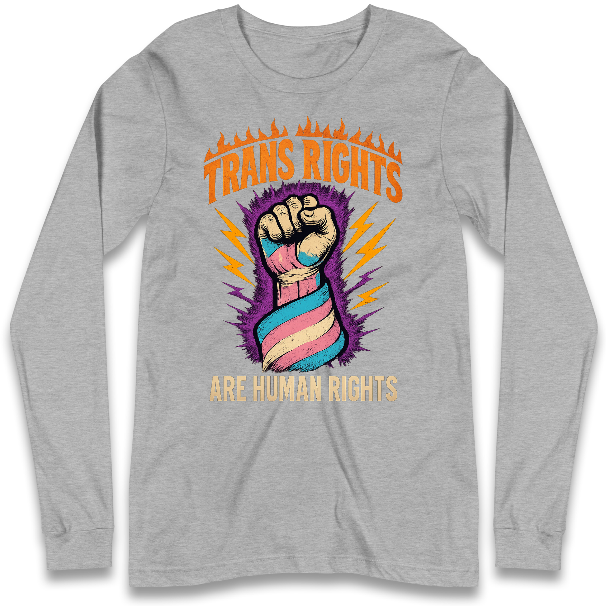 Trans Rights Are Human Rights Longsleeve T Shirt