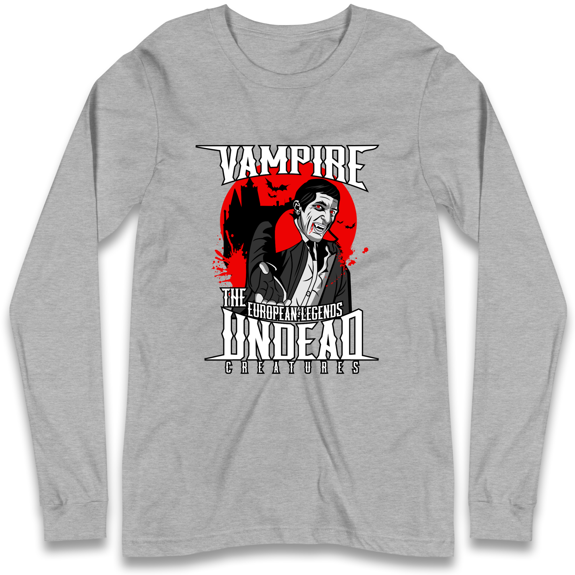 Vampire Undead Longsleeve T Shirt