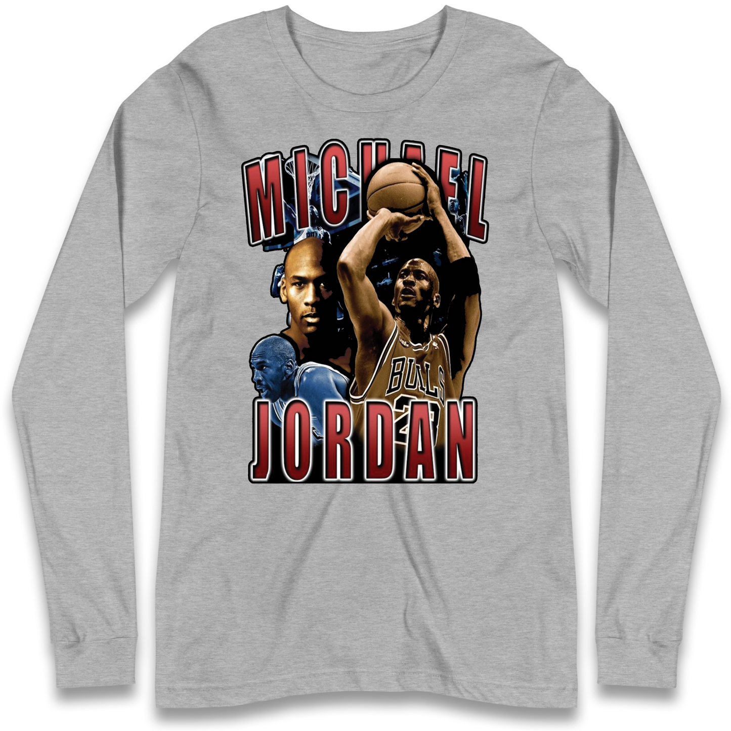 Michael Jordan Bulls Longsleeve T Shirt