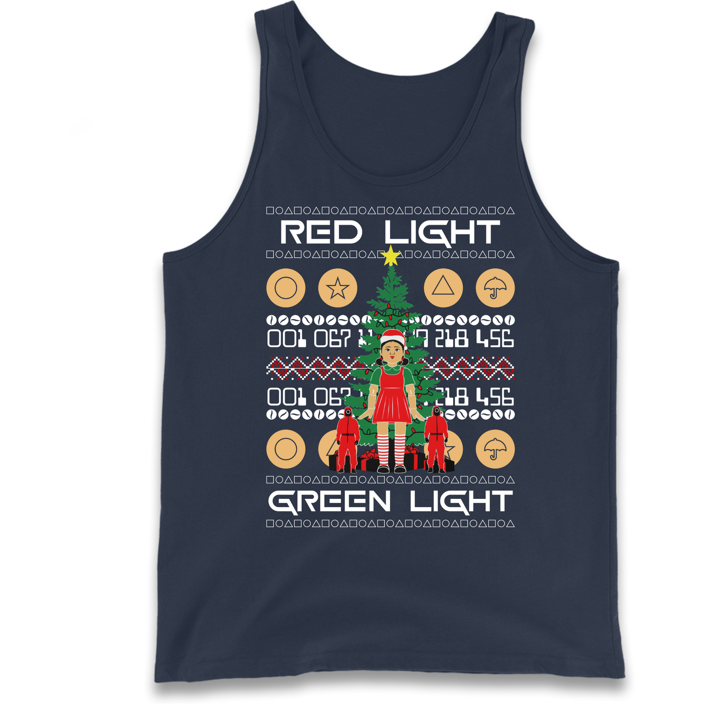 Squid Game Christmas Tank Top