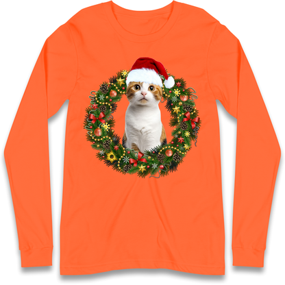 Cat Christmas Longsleeve T Shirt
