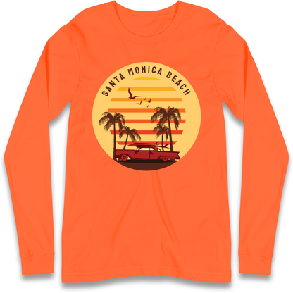 Santa Monica Beach Longsleeve T Shirt