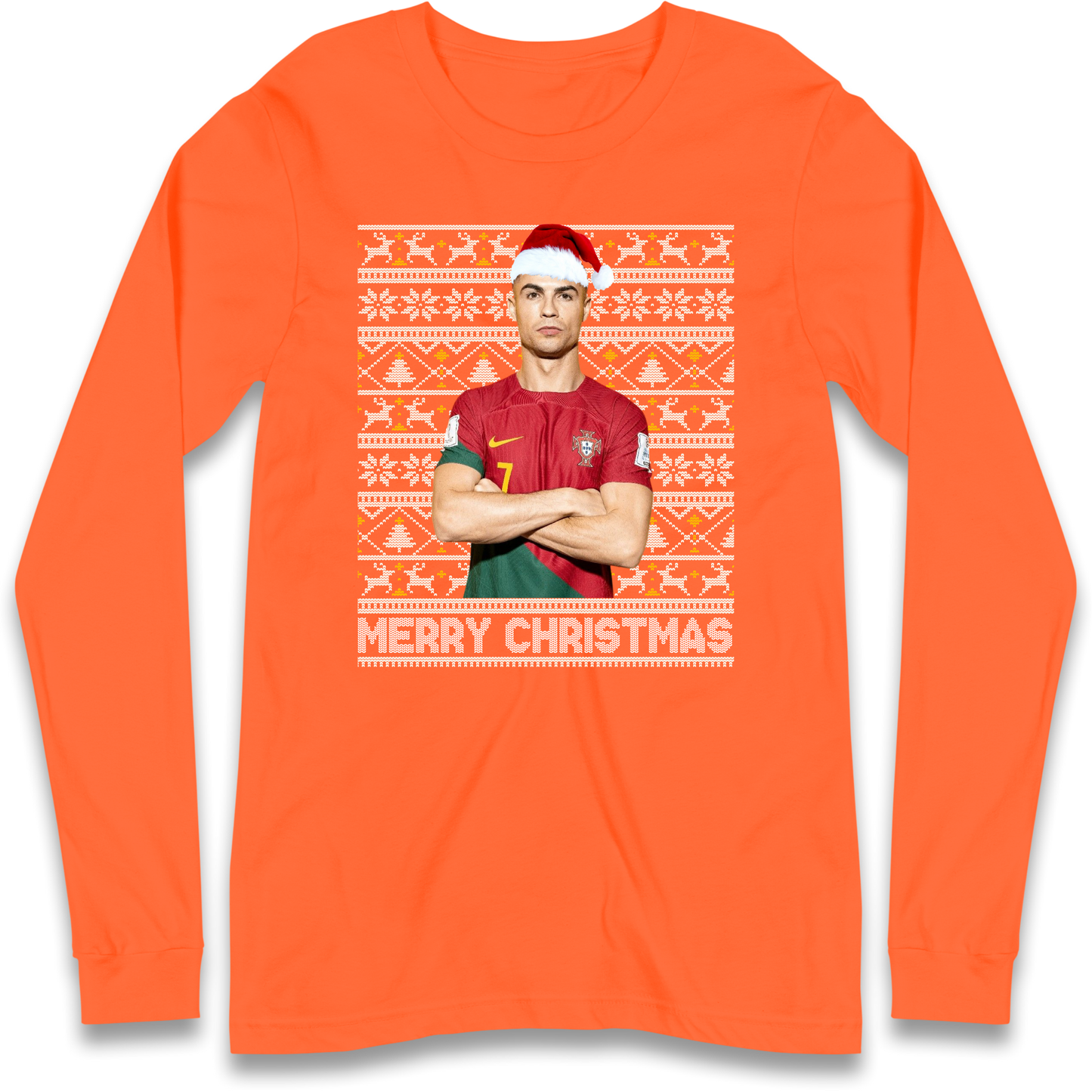 Merry Christmas Ronaldo Longsleeve T Shirt