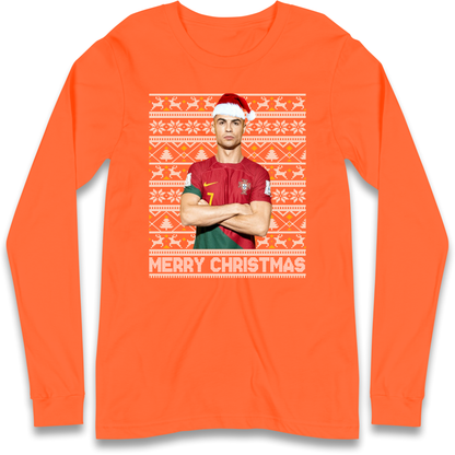 Merry Christmas Ronaldo Longsleeve T Shirt