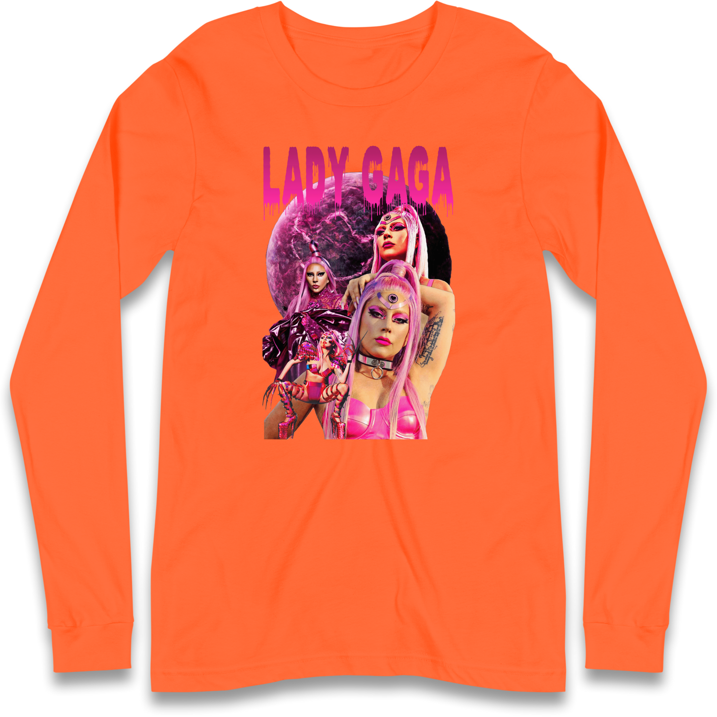 Lady GaGa Pink Longsleeve T Shirt
