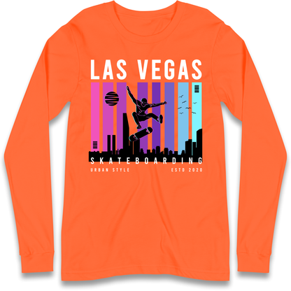 Las Vegas Skateboarding Longsleeve T Shirt