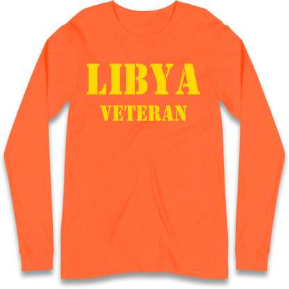Libya Veteran Longsleeve T Shirt