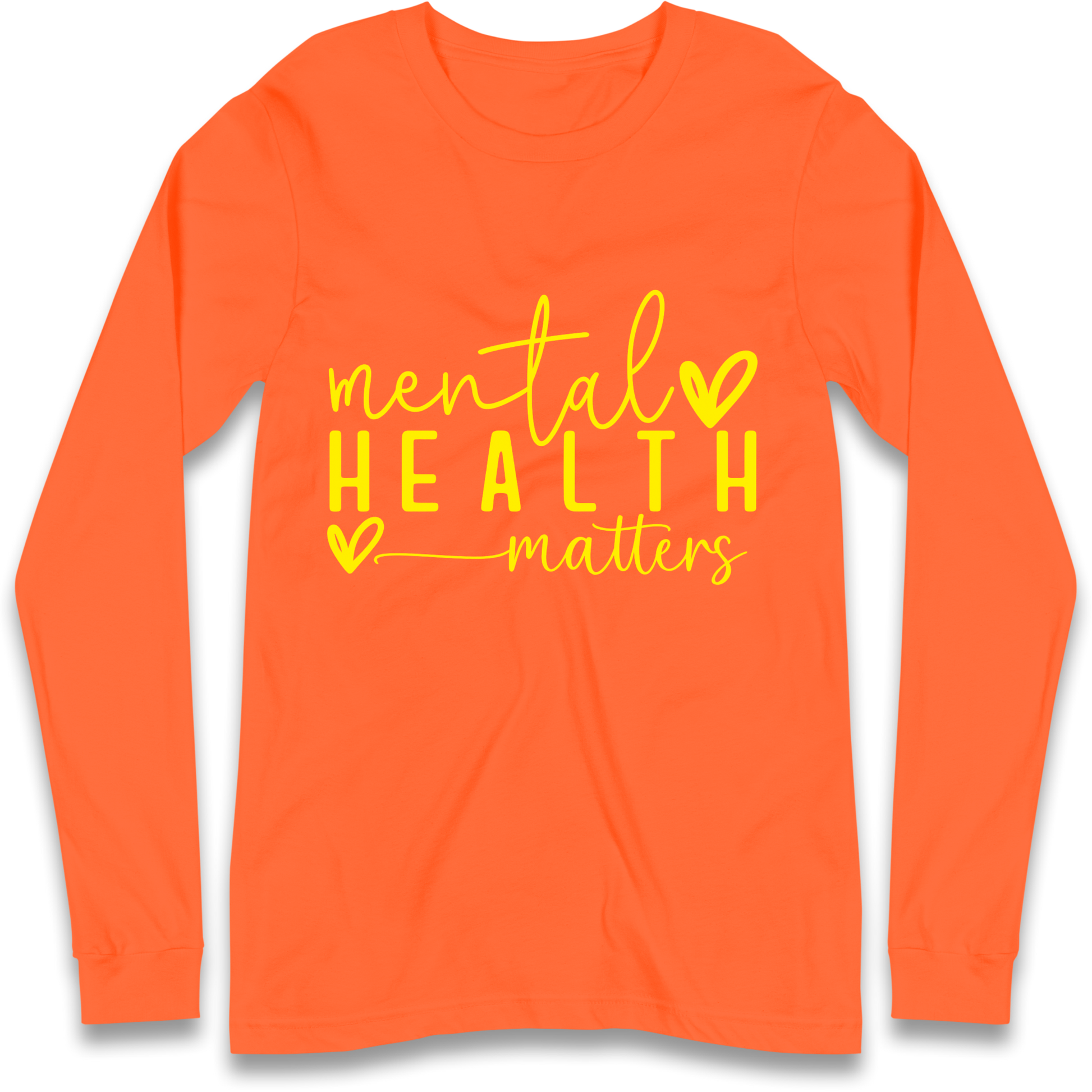 Yellow Mental Health Longsleeve T Shirt
