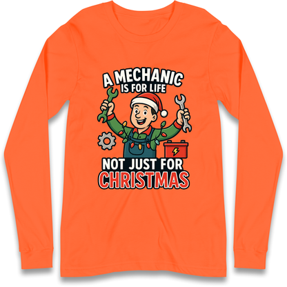 Mechanic Christmas Longsleeve T Shirt