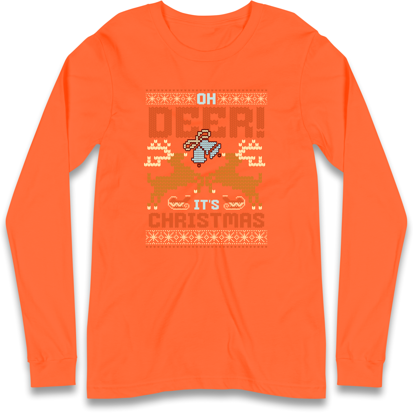 Oh Deer its Christmas Longsleeve T Shirt