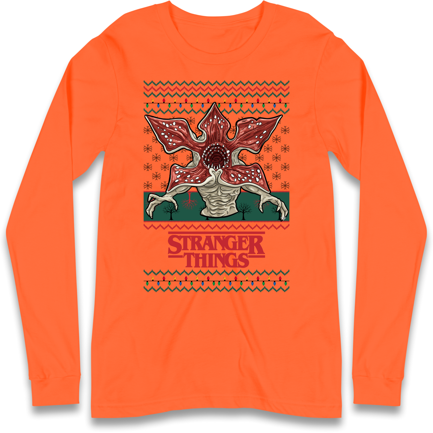 Demogorgon Christmas Longsleeve T Shirt