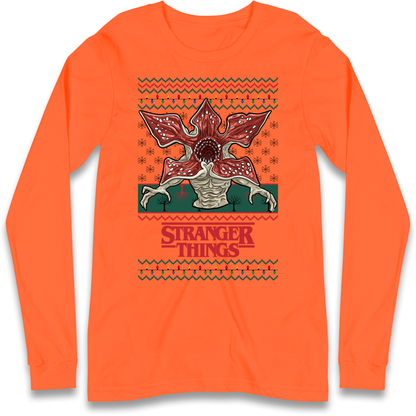 Demogorgon Christmas Longsleeve T Shirt
