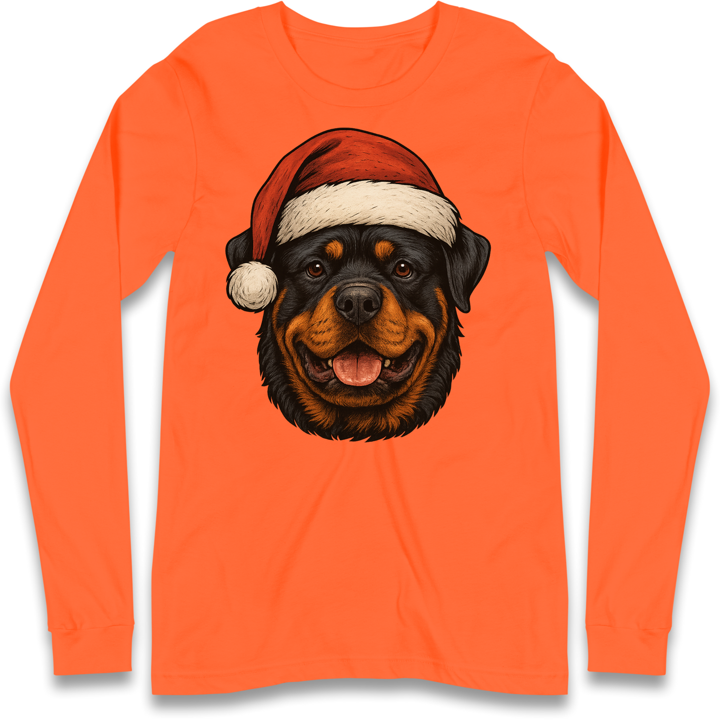 Rottweiler Christmas Longsleeve T Shirt