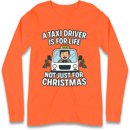 Taxi Driver Christmas Longsleeve T Shirt