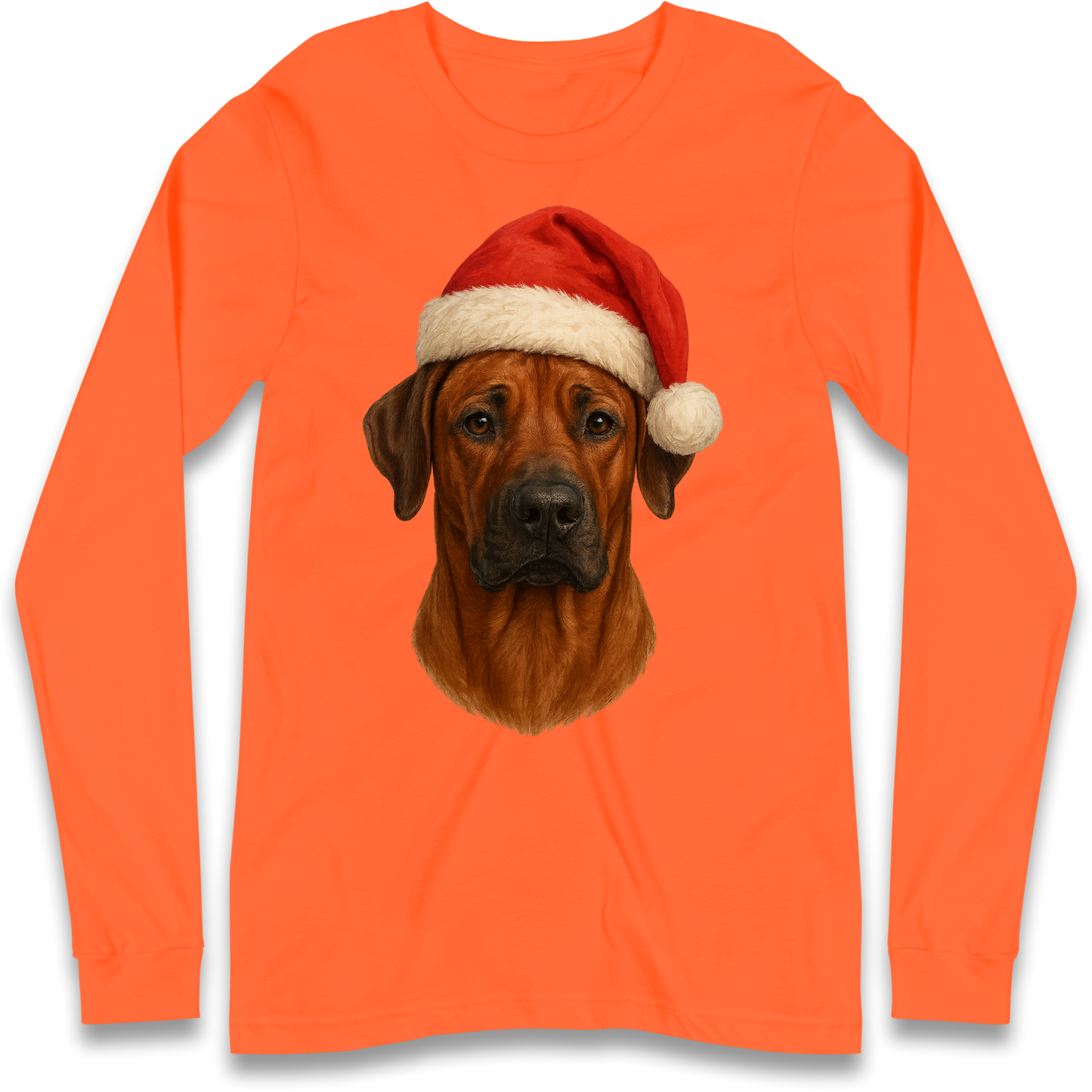 Rhodesian Ridgeback Christmas Longsleeve T-Shirt