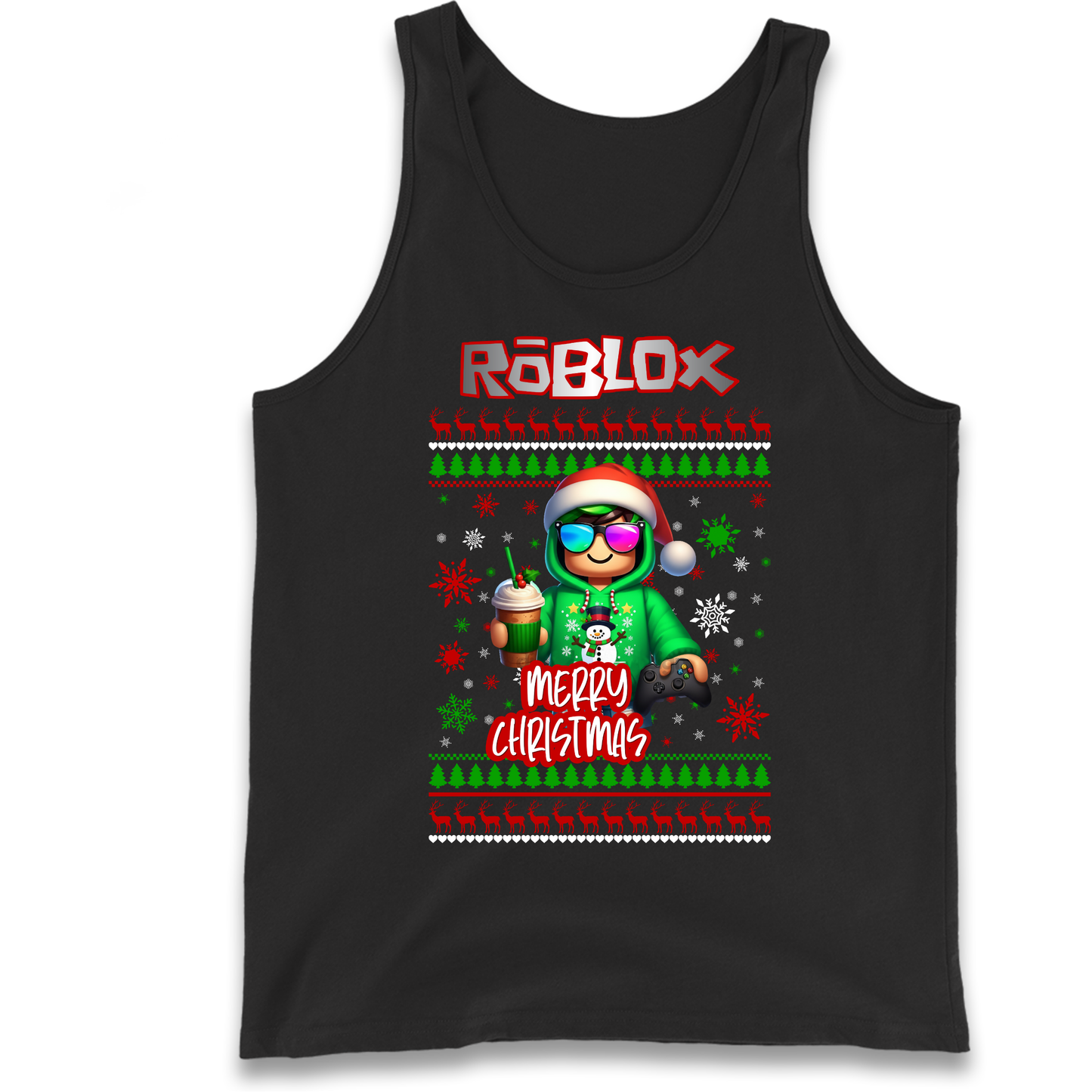 Roblox Merry Christmas Tank Top