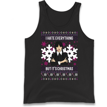 Wednesday addams Christmas Tank Top