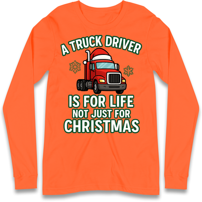 Truck Driver Christmas Longsleeve T Shirt