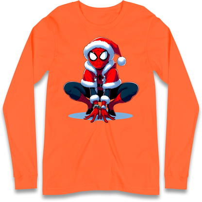 Spiderman Santa Longsleeve T Shirt