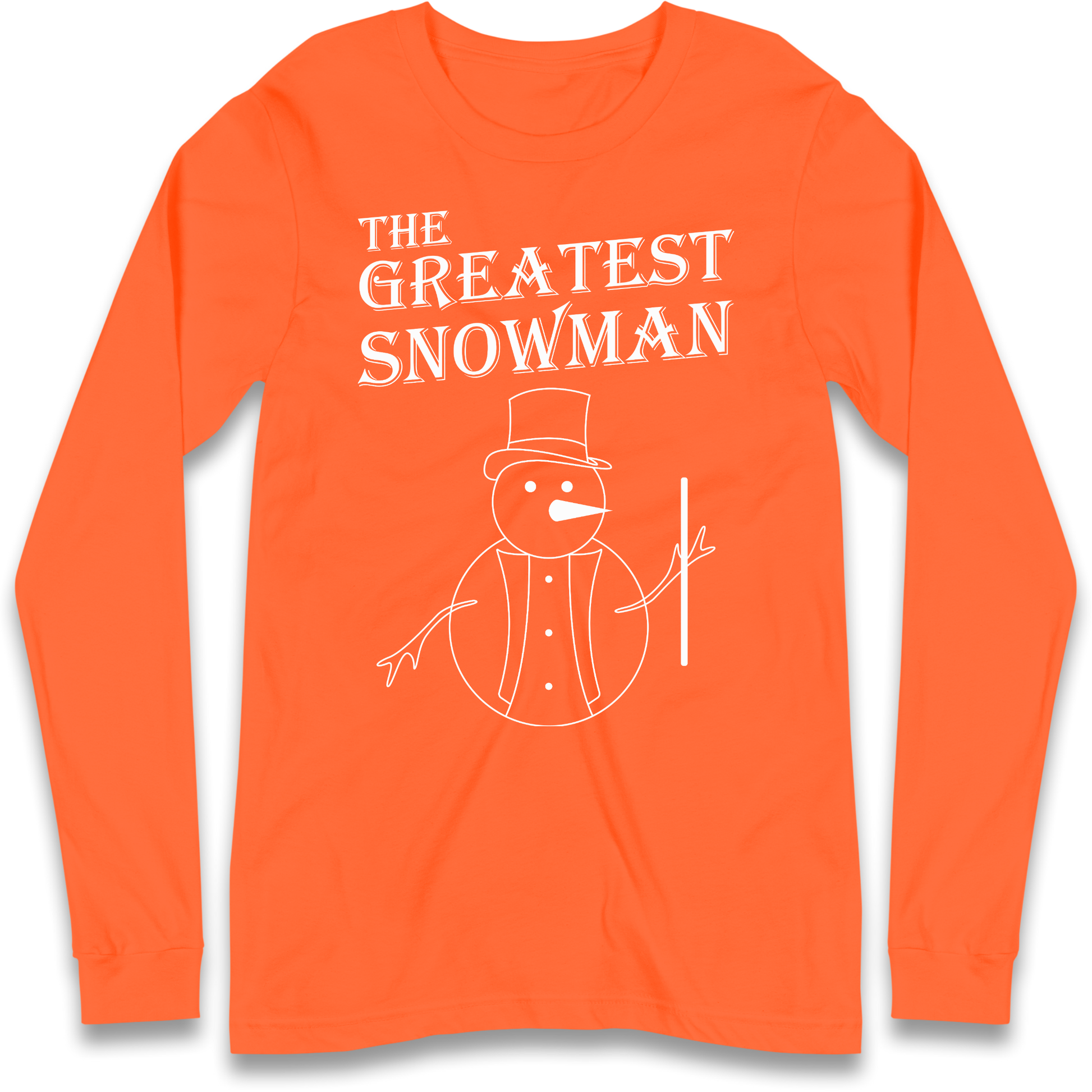 The Greatest Snowman Christmas Longsleeve T Shirt