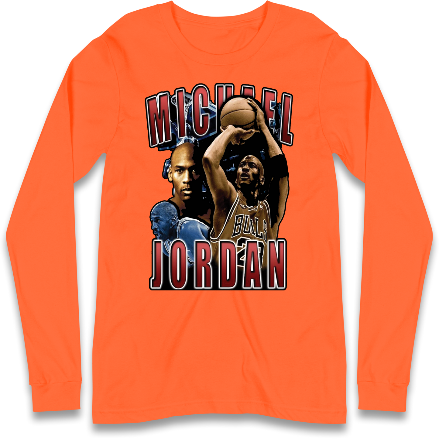 Michael Jordan Bulls Longsleeve T Shirt