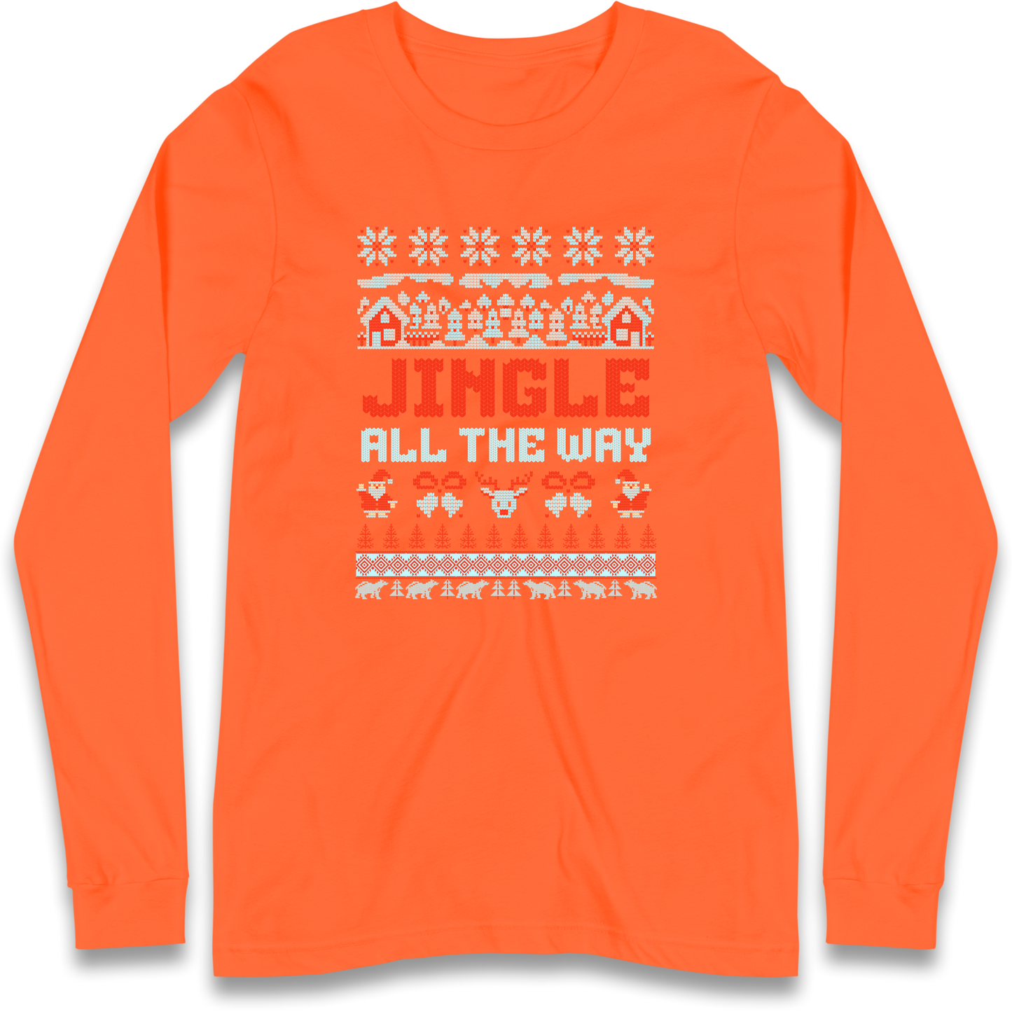 Jingle All The Way Christmas Longsleeve T Shirt