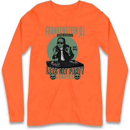 Frankenstein DJ Longsleeve T Shirt